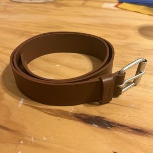 Carhartt WIP - Brown Leather Belt - Large